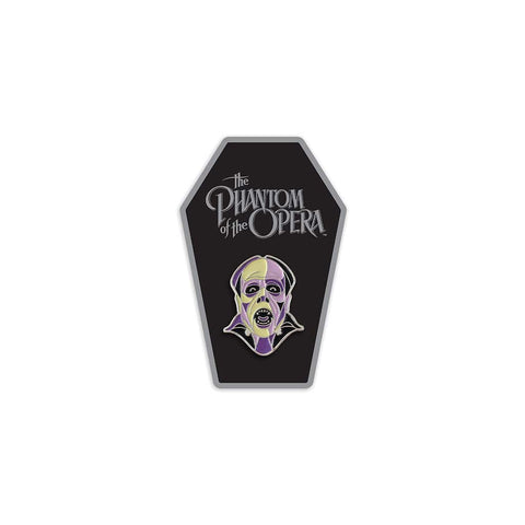 Image of Mondo Phantom of the Opera Purple Enamel Pin