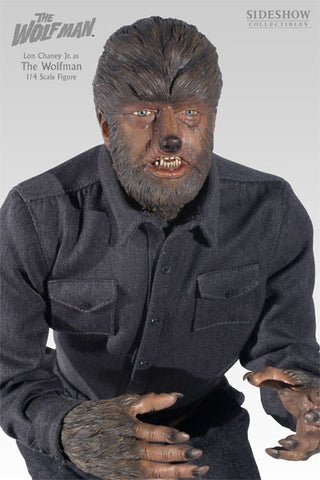 Image of The Wolf Man Colored 1/4 scale