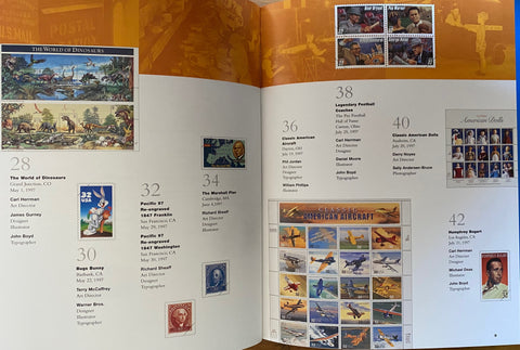 Image of 1997 USPS Commemorative Stamp Yearbook Set + Stamps