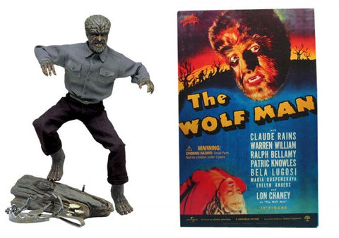 Image of The Wolf Man 12" Color Action Figure by Sideshow Collectibles