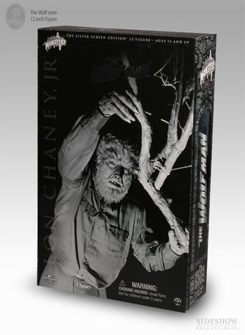 Image of The Wolf Man 12" Silver Screen Edition Action Figure by Sideshow Collectibles