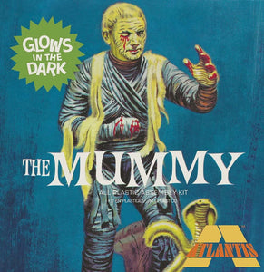 The Mummy 1:8 Scale Glow Square Box Model Kit by Atlantis