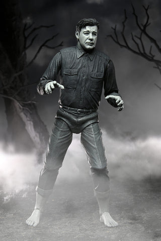 Image of The Wolf Man 7″ Black and White Action Figure by Neca