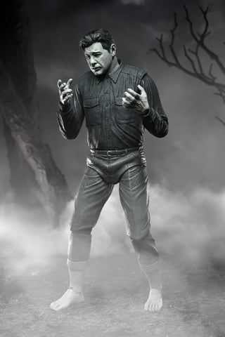 Image of The Wolf Man 7″ Black and White Action Figure by Neca