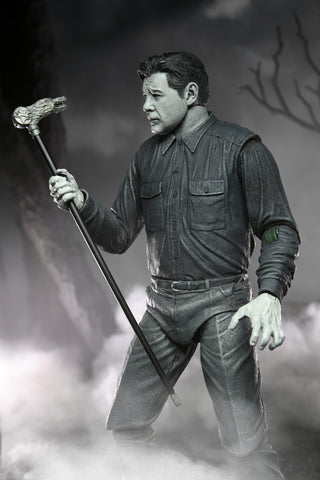 Image of The Wolf Man 7″ Black and White Action Figure by Neca