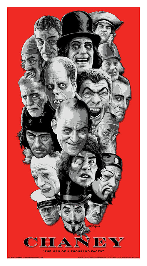 Lon Chaney Collage Poster