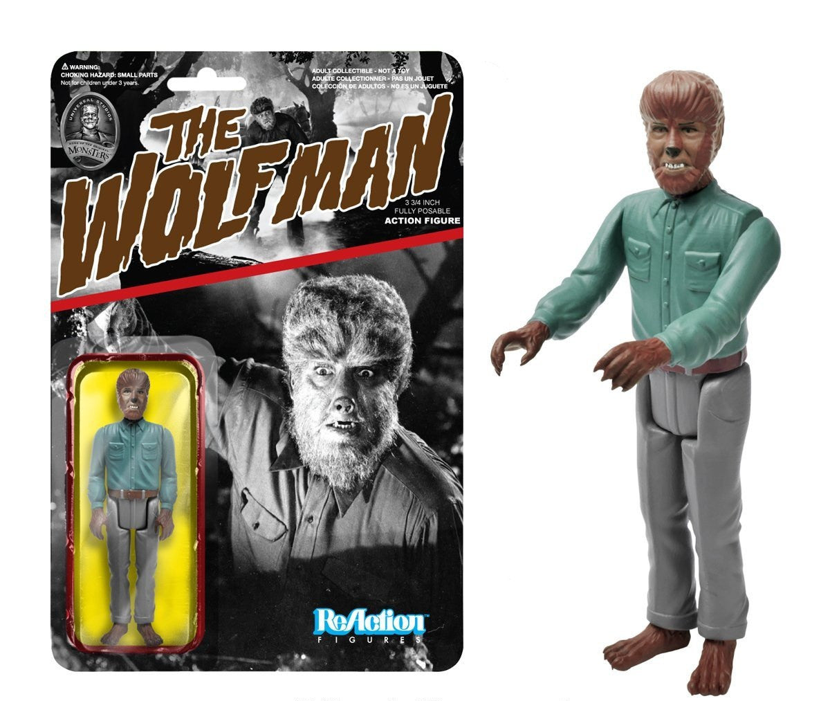 The Wolf Man 3 3/4" ReAction Posable Action Figure