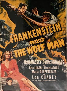 Frankenstein Meets the Wolf Man Magnet