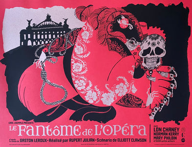 The Phantom of the Opera/Le Phantome de L'Opera-Variant Mondo Poster