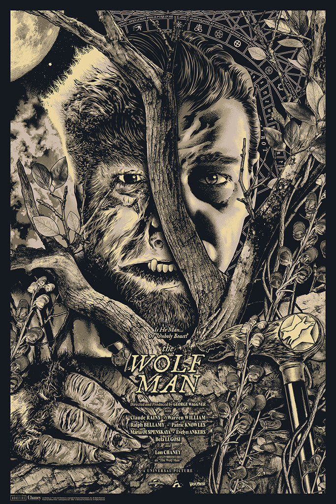 Anthony Petrie "The Wolf Man" Variant by Vice Press