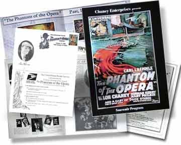 The Phantom of the Opera Program with Cancelled Stamp