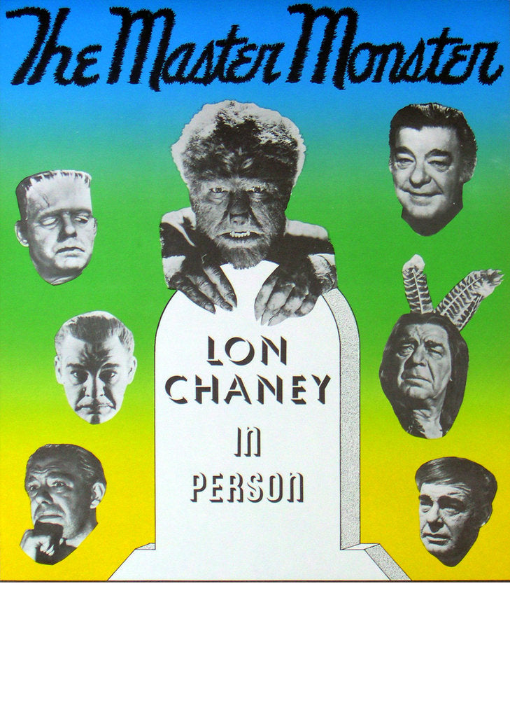 Lon Chaney, Jr. Personal Appearance Poster
