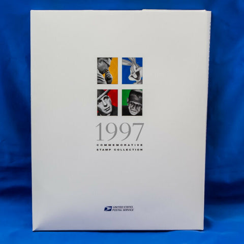 Image of 1997 USPS Commemorative Stamp Yearbook Set + Stamps